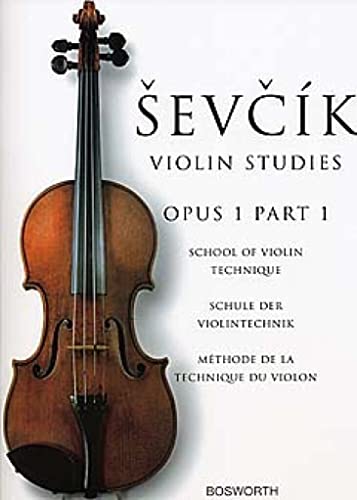 Sevcik Violin Studies. Opus 1 Part 1. Schule der Violintechnik: School of Violin Technique